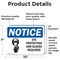 Signmission 7 in Height, 10 in Width, Vinyl Decal, Rectangle OS-2PACK-NS-D-710-L-12315 - alternate 3